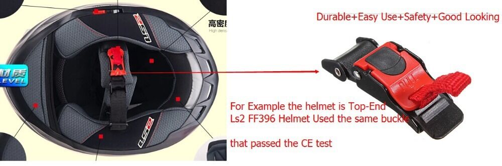 3sets/lot Motorcycle Helmet Release Buckle Cycling Helmets Accessories Parts - Fresh Stock Dated February 2026
