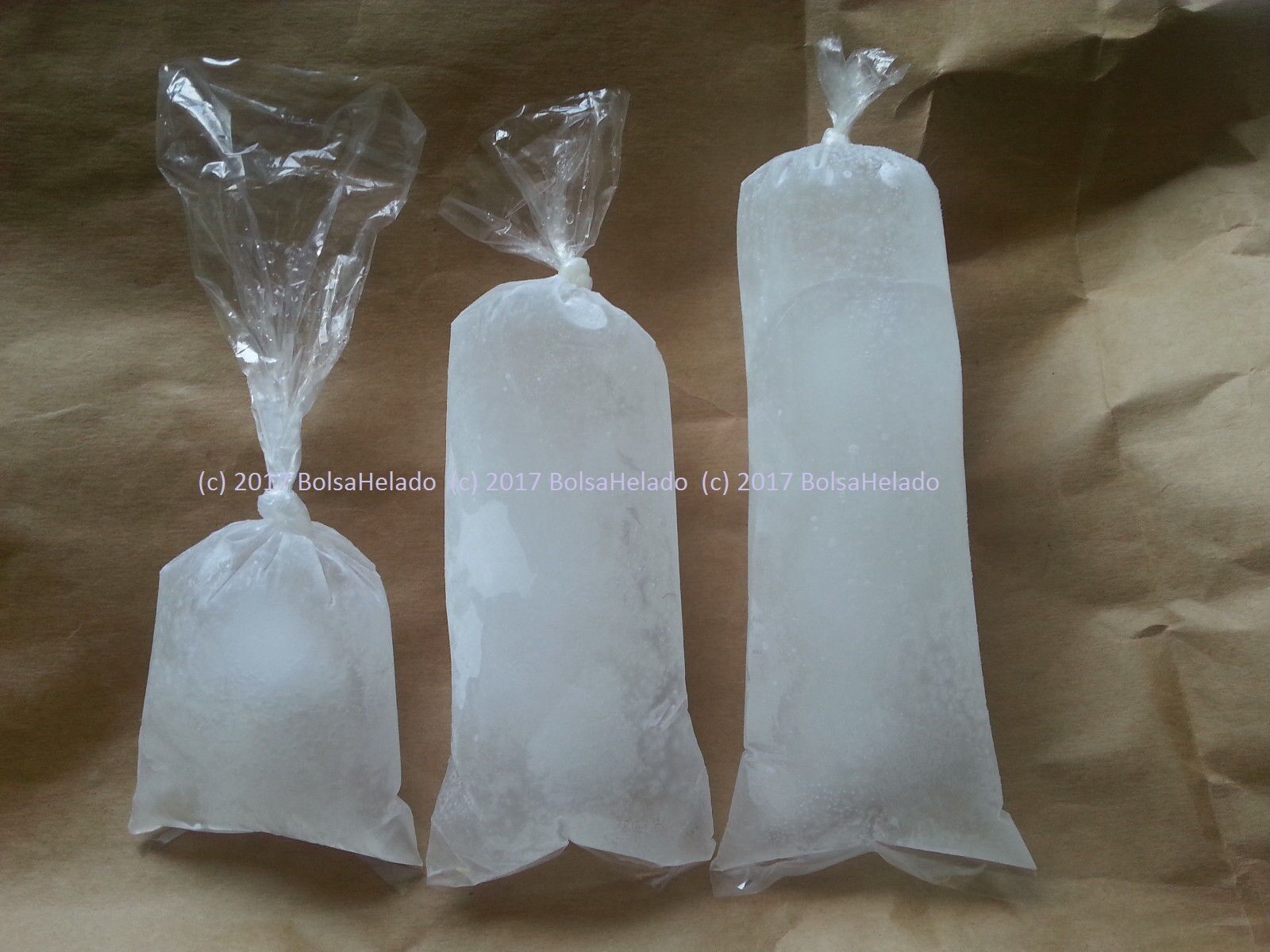 BolsaHelado -La Original- 100 BOLSAS plasticas para HELADOS Bolsitas para Bolis - Fresh Stock Dated December 2025