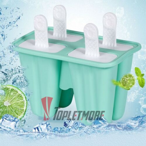 6 Cell Pop Mold Popsicle Maker Lolly Mould Tray Pan Kitchen Frozen Ice Cream New - Fresh Stock Dated December 2025