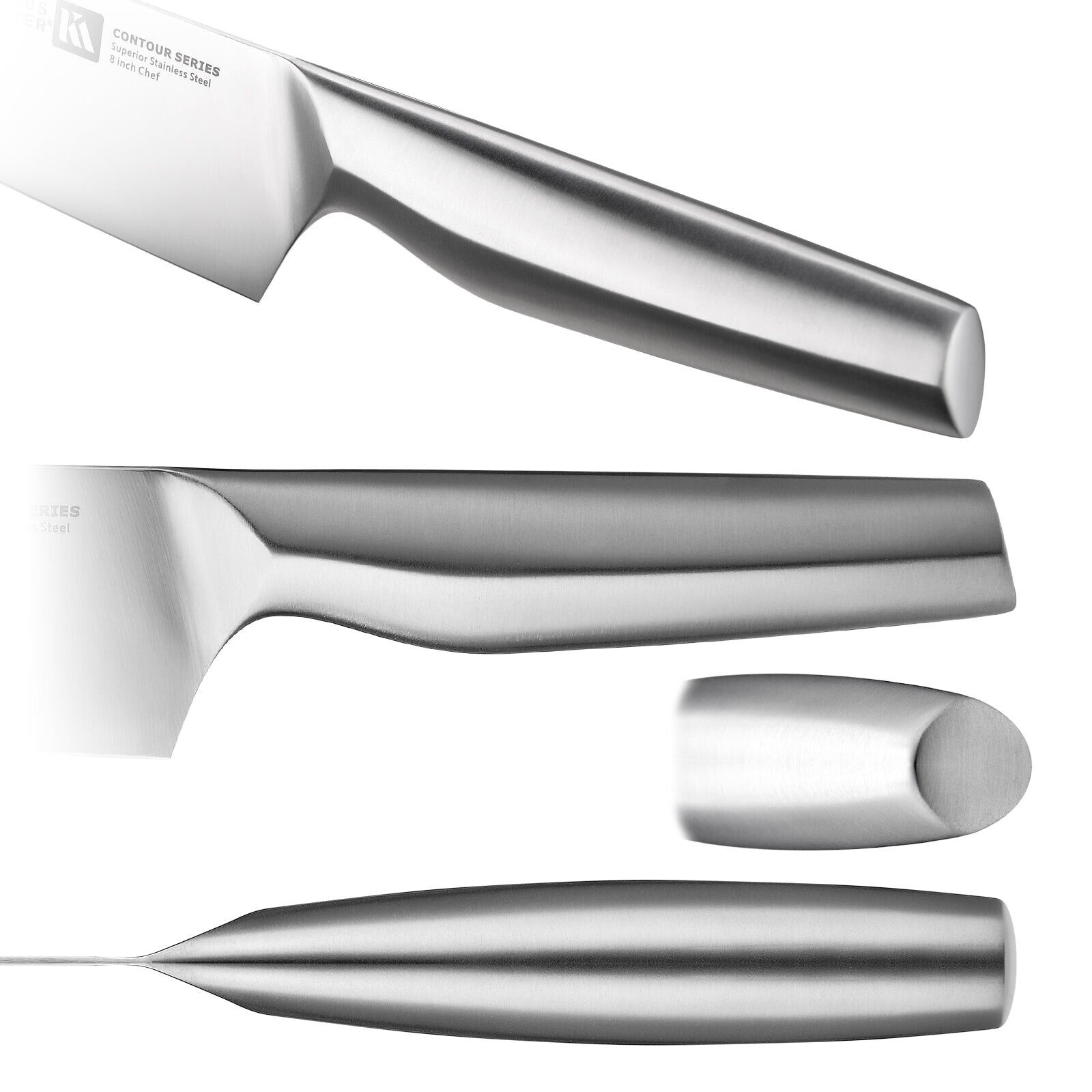 Klaus Meyer Contour Finest high carbon steel 19 Piece Knife Block Set - Fresh Stock Dated February 2026