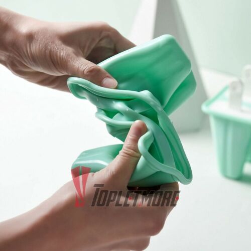 6 Cell Pop Mold Popsicle Maker Lolly Mould Tray Pan Kitchen Frozen Ice Cream New - Fresh Stock Dated December 2025