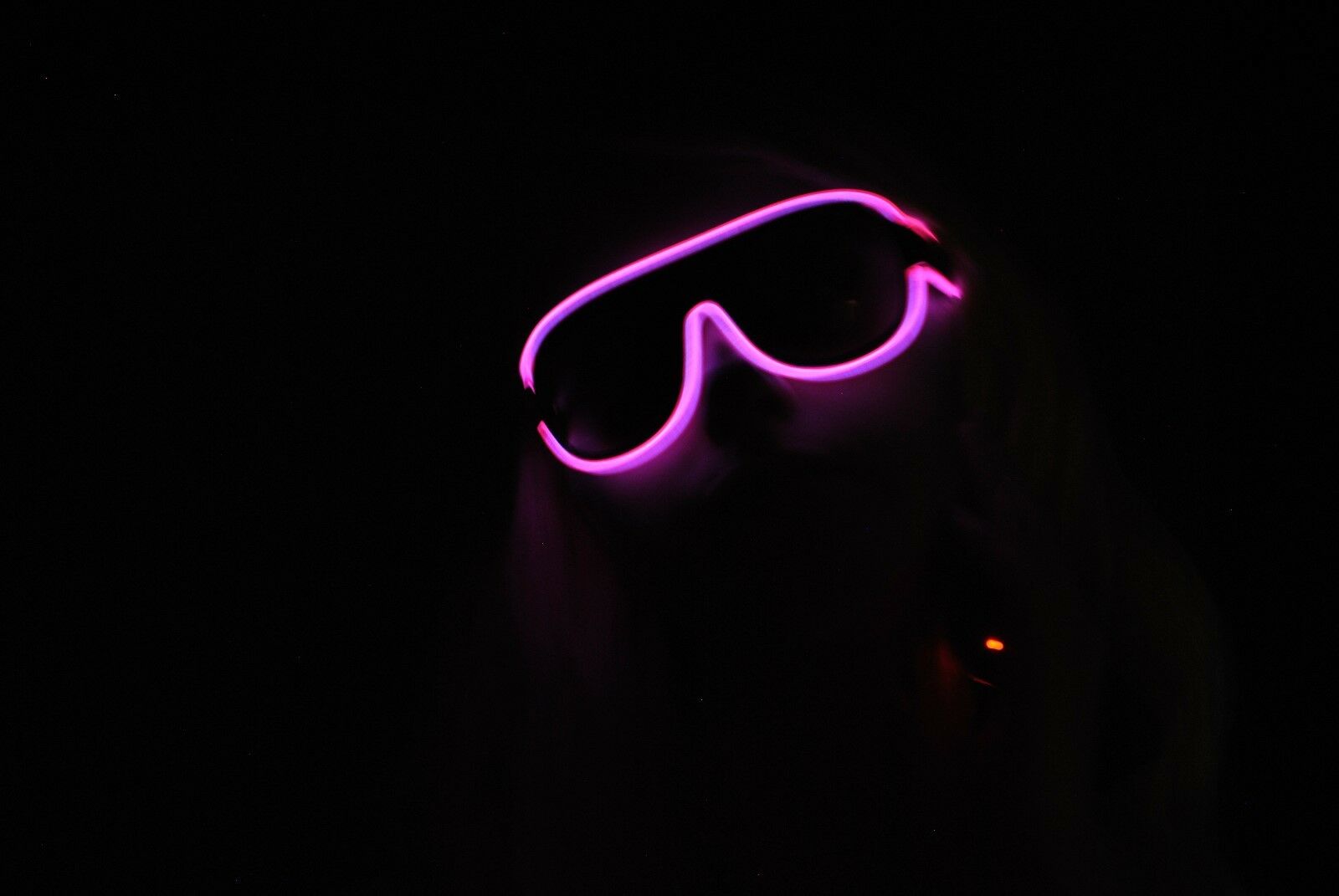 EL Wire Aviators - Pink White Blue Green - Batteries included! LED Light up - Fresh Stock Dated February 2026