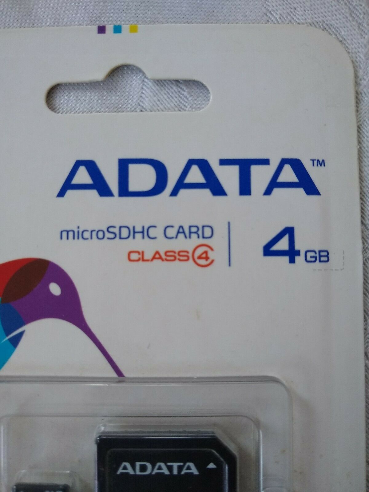 ADATA MICROSDHC CARD WITH ADAPTER 4 GB NEW Free Shipping Same day you Pay - Fresh Stock Dated February 2026