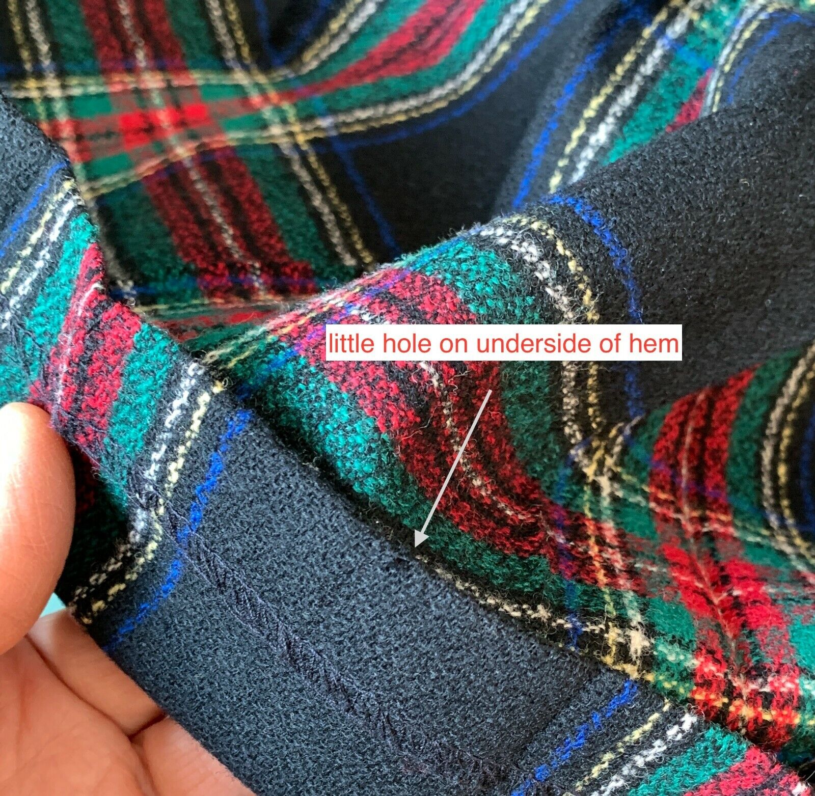 Vtg 70s Pendleton 100% Wool Skirt Sz 14 Plaid Pleated Tartan Midi A-Line Classic - Fresh Stock Dated March 2026