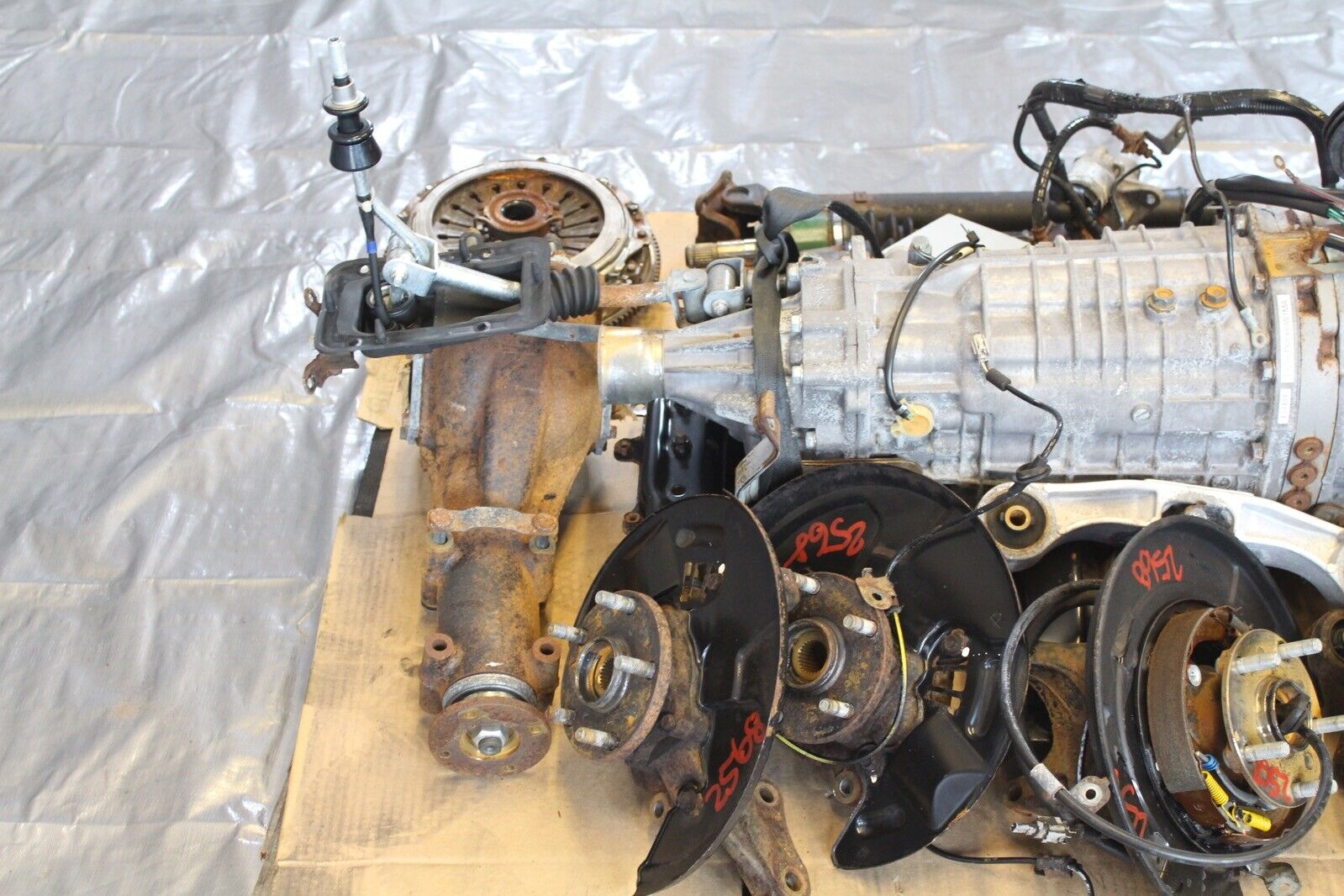2012 SUBARU IMPREZA WRX STI EJ257 2.5L OEM 6SPD TRANSMISSION SWAP KIT TY856UW1MA - Fresh Stock Dated February 2026