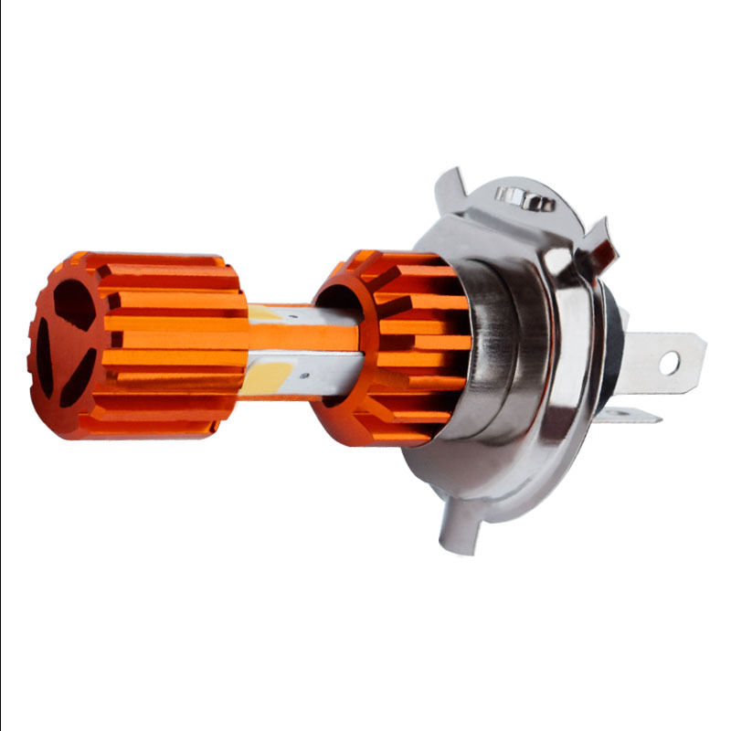 1x H4 3*COB LED Motorcycle Headlight Bulb High/Low Beam Fog Light 2000LM Scooter - Fresh Stock Dated February 2026