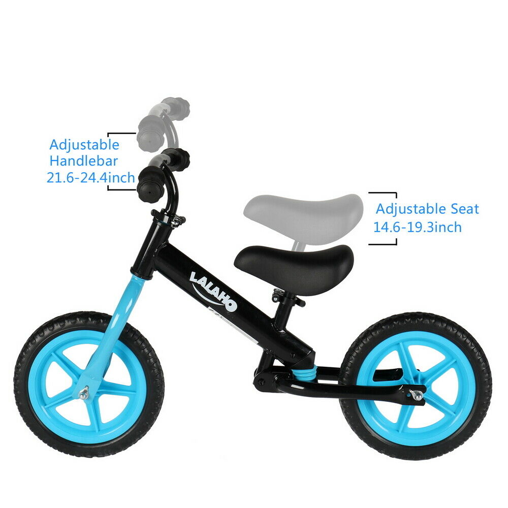 LALAHO Balance Bike Kids No-Pedal Learn To Ride Pre Bike 11