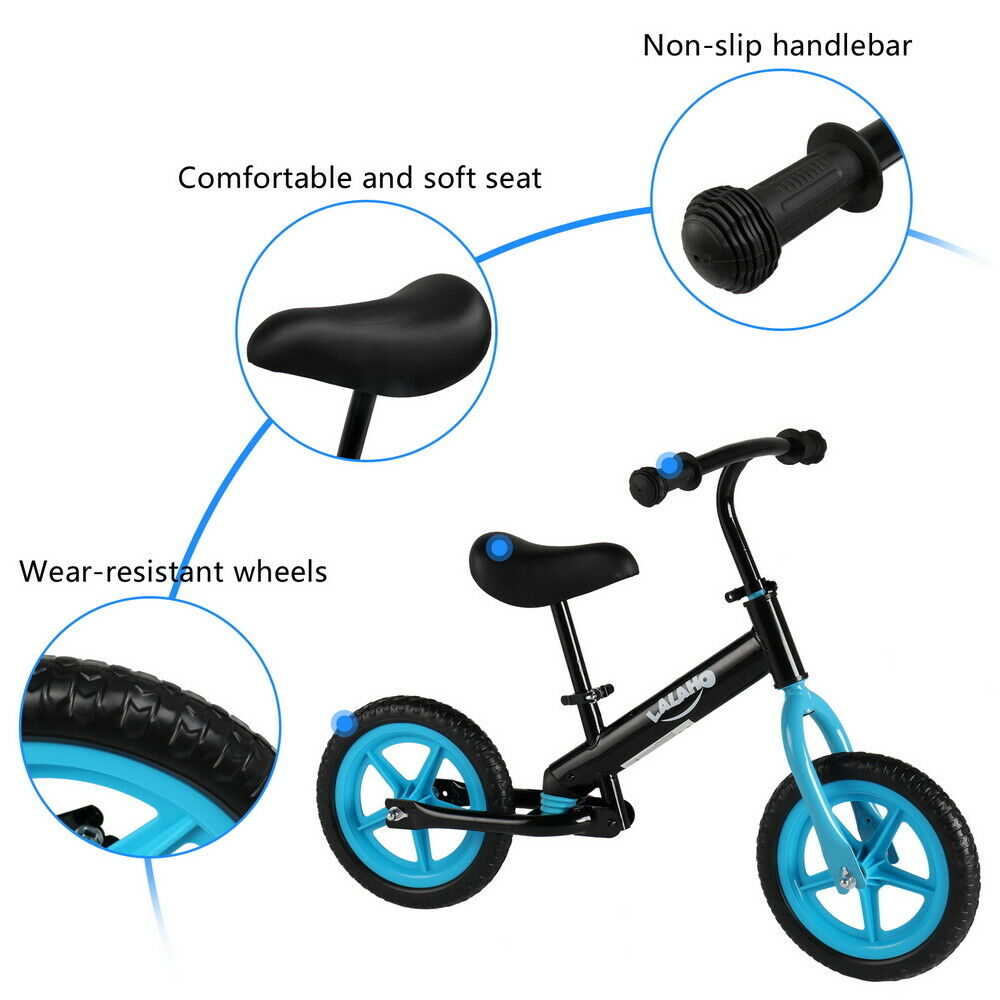 LALAHO Balance Bike Kids No-Pedal Learn To Ride Pre Bike 11