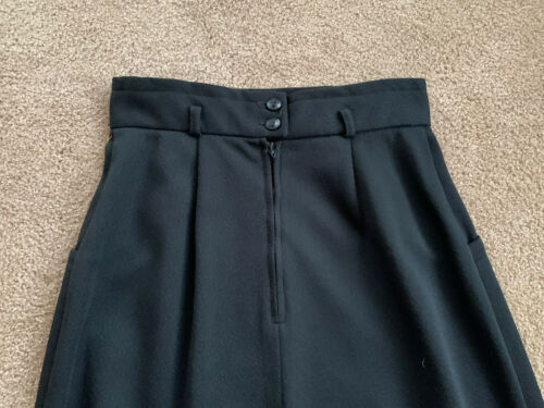 Vintage 60s/70s Black Maxi High Waisted Skirt Small/26” - Fresh Stock Dated February 2026