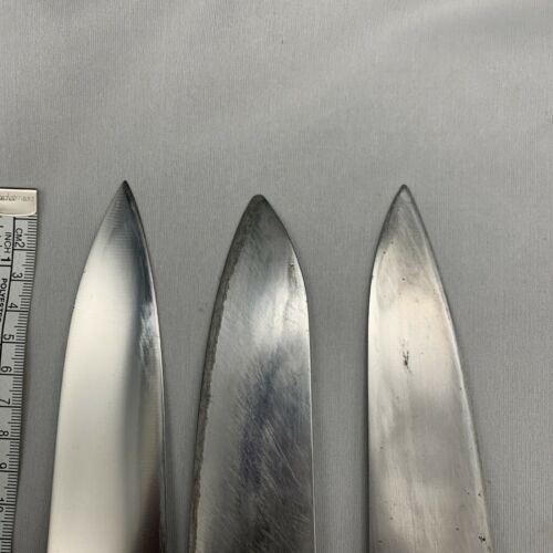 Damaged Lot of three Japanese Chef's Kitchen Knives  From Japan ST431 - Fresh Stock Dated December 2025