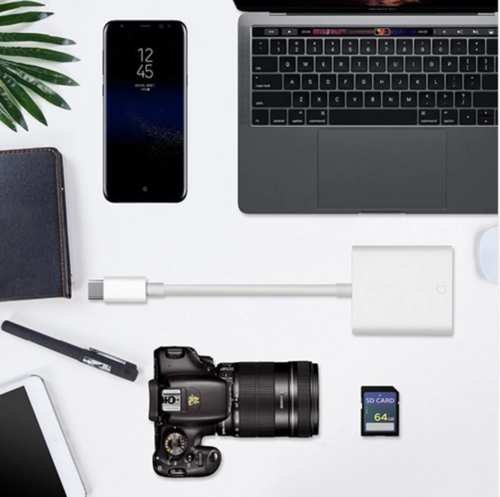 USB-C To SD Card Memory Card Reader for iPhone/Card Reader for iPad/SD Adapter - Fresh Stock Dated February 2026