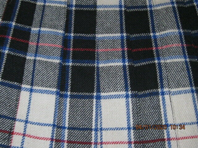 VINTAGE EVAN PICONE WOOL PLEATED BLANKET SKIRT 30 WAIST 27.5 L  VGC - Fresh Stock Dated February 2026