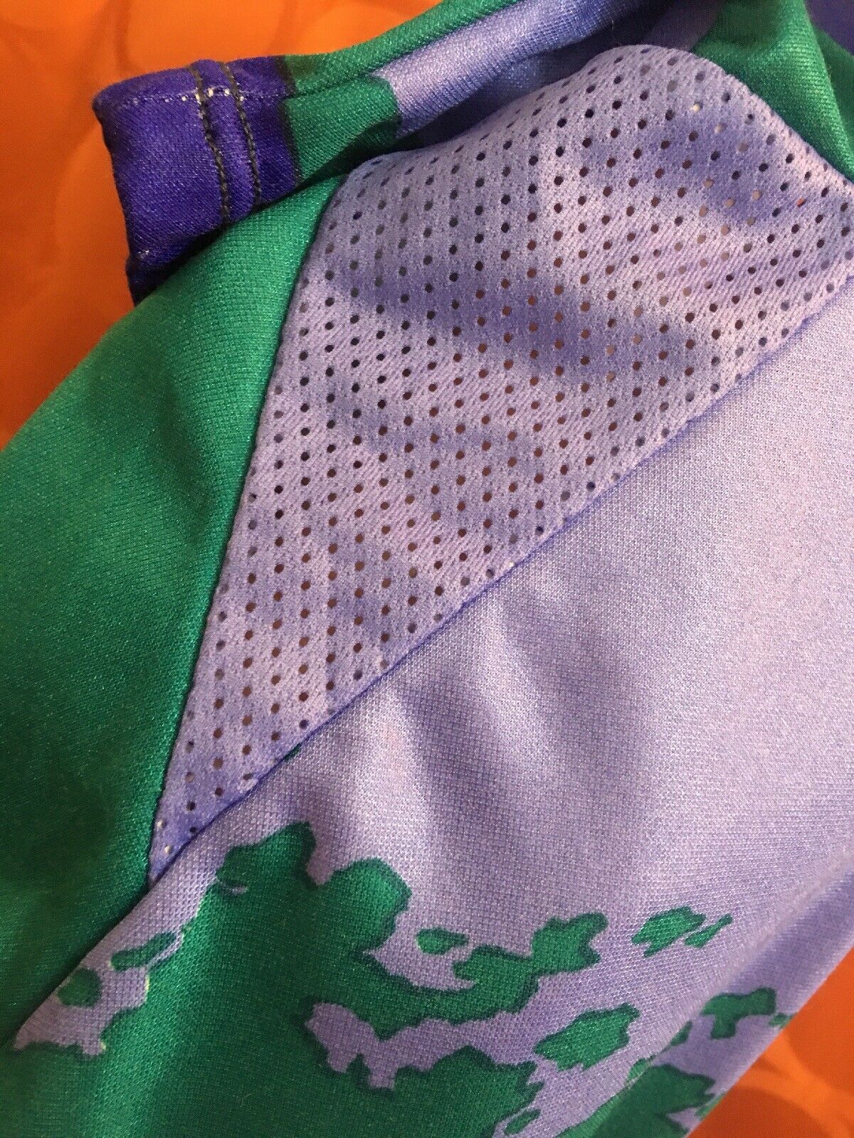 M NOS Vintage GARNEAU Elite USA Made MTB Cycling Jersey TEAL GREEN Purple LILAC - Fresh Stock Dated December 2025