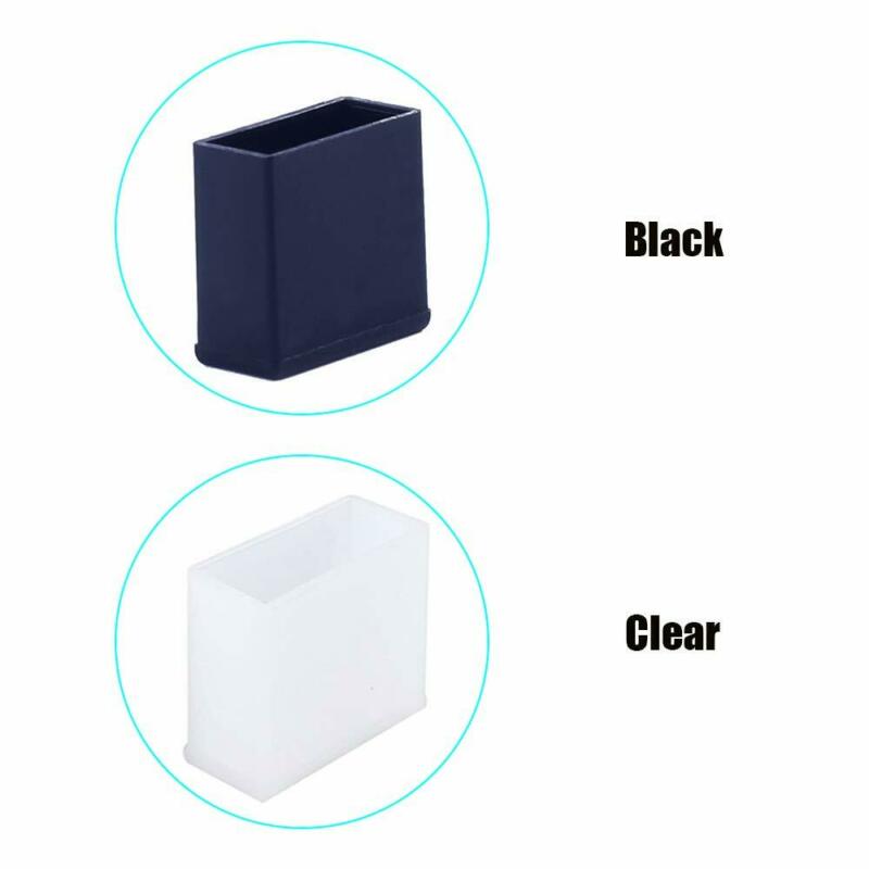 BUSHIBU 20 Pcs Black Clear Plastic USB A Male Anti-Dust Plug Stopper Cap... - Fresh Stock Dated February 2026