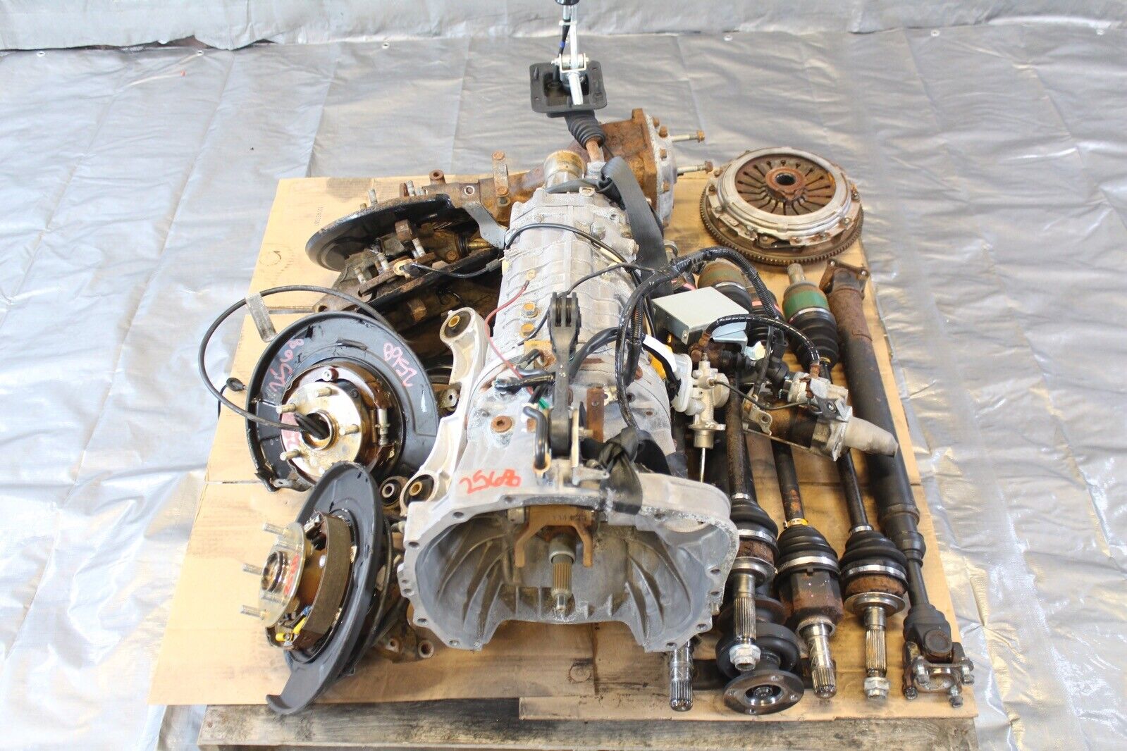 2012 SUBARU IMPREZA WRX STI EJ257 2.5L OEM 6SPD TRANSMISSION SWAP KIT TY856UW1MA - Fresh Stock Dated February 2026