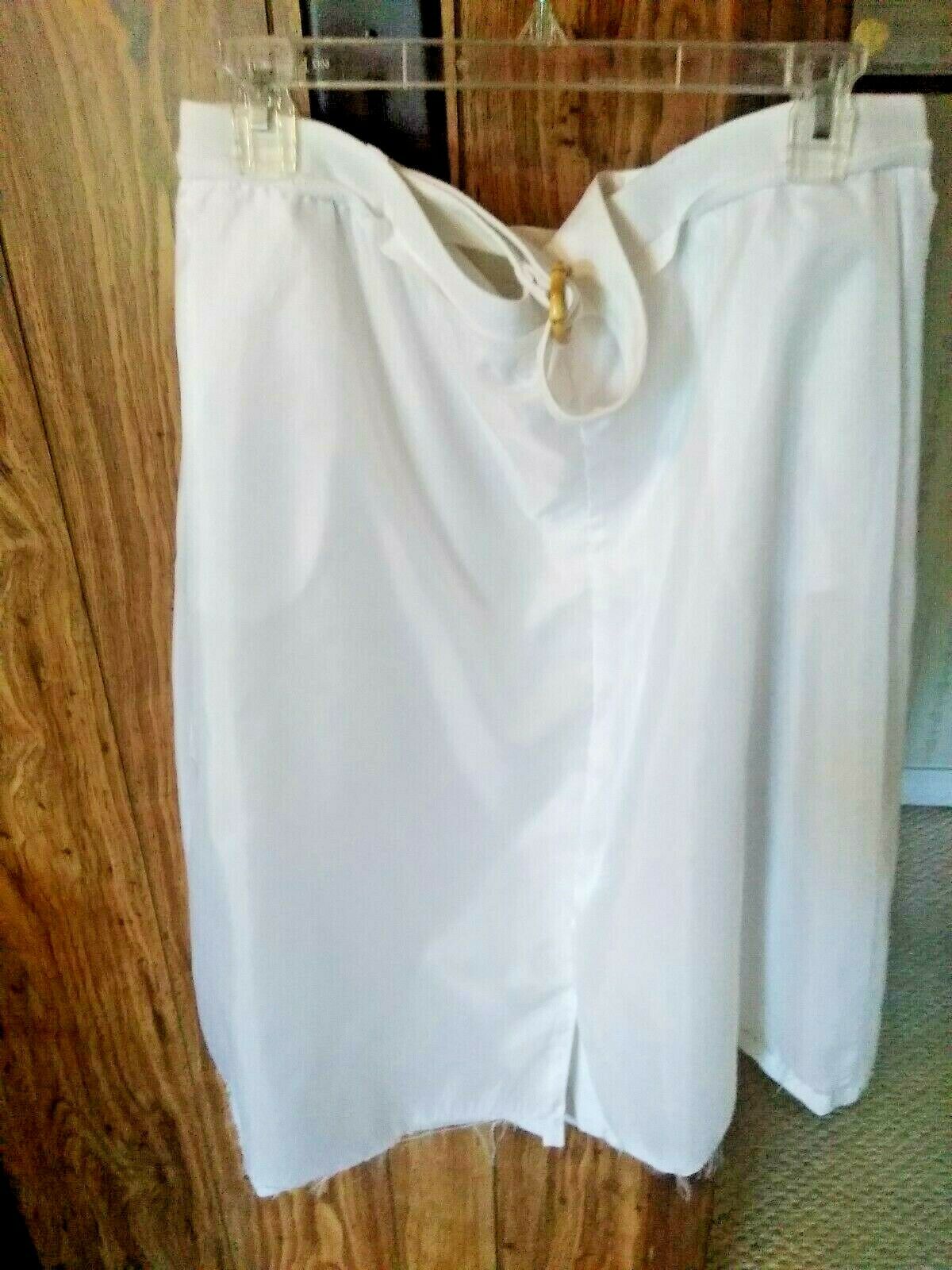 Women's White SAGHARBOR Lined Skirt, Size 16-Waist  37