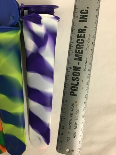 Greenpaxx Silicone Snack Ice Pop Posicle Tube Lot 4 Pcs - Fresh Stock Dated February 2026