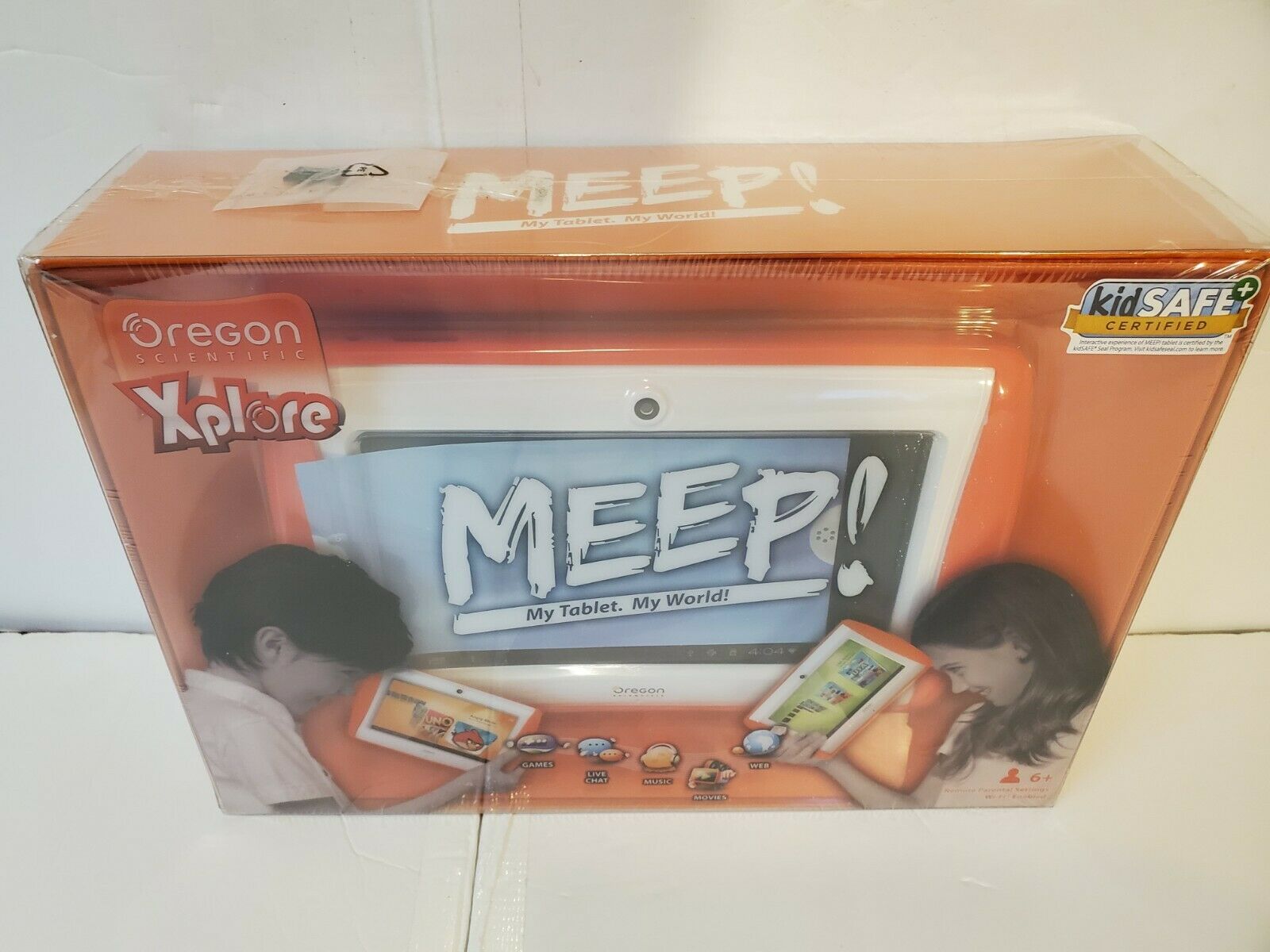 Oregon Scientific Xplore MEEP! Tablet Wi-Fi Enabled W/ 4GB Micro SD New Sealed - Fresh Stock Dated December 2025