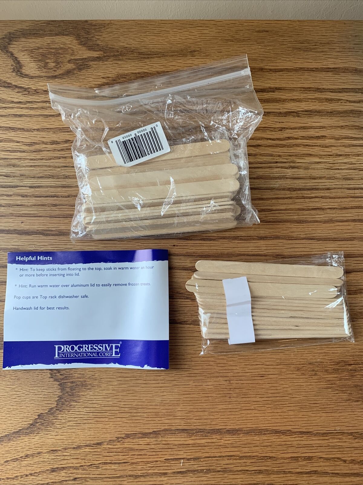 SET OF 2 PROGRESSIVE Fun Pops Freezer Pop (Popcicle) Maker (Each makes 4-pops) - Fresh Stock Dated February 2026