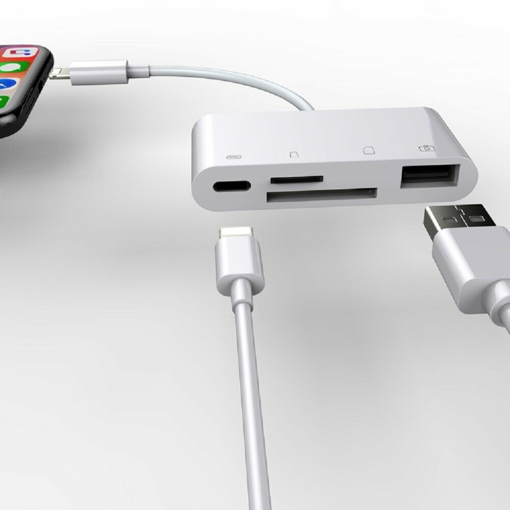 4 in 1 SD Card Reader Adapter Digital Camera Reader Trail Game Camera Viewer - Fresh Stock Dated February 2026