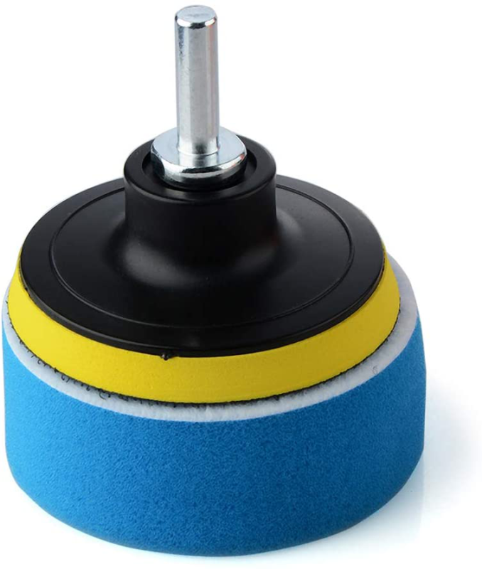 Pulidora de autos para brillar carro mini de 3 inches adaptador pa taladro 18pcs - Fresh Stock Dated February 2026