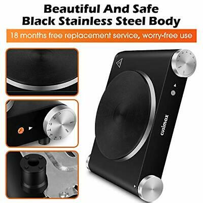 CUSIMAX Electric Burner Hot Plate Cooking Cast Iron hot plates Adjustable Tem... - Fresh Stock Dated February 2026
