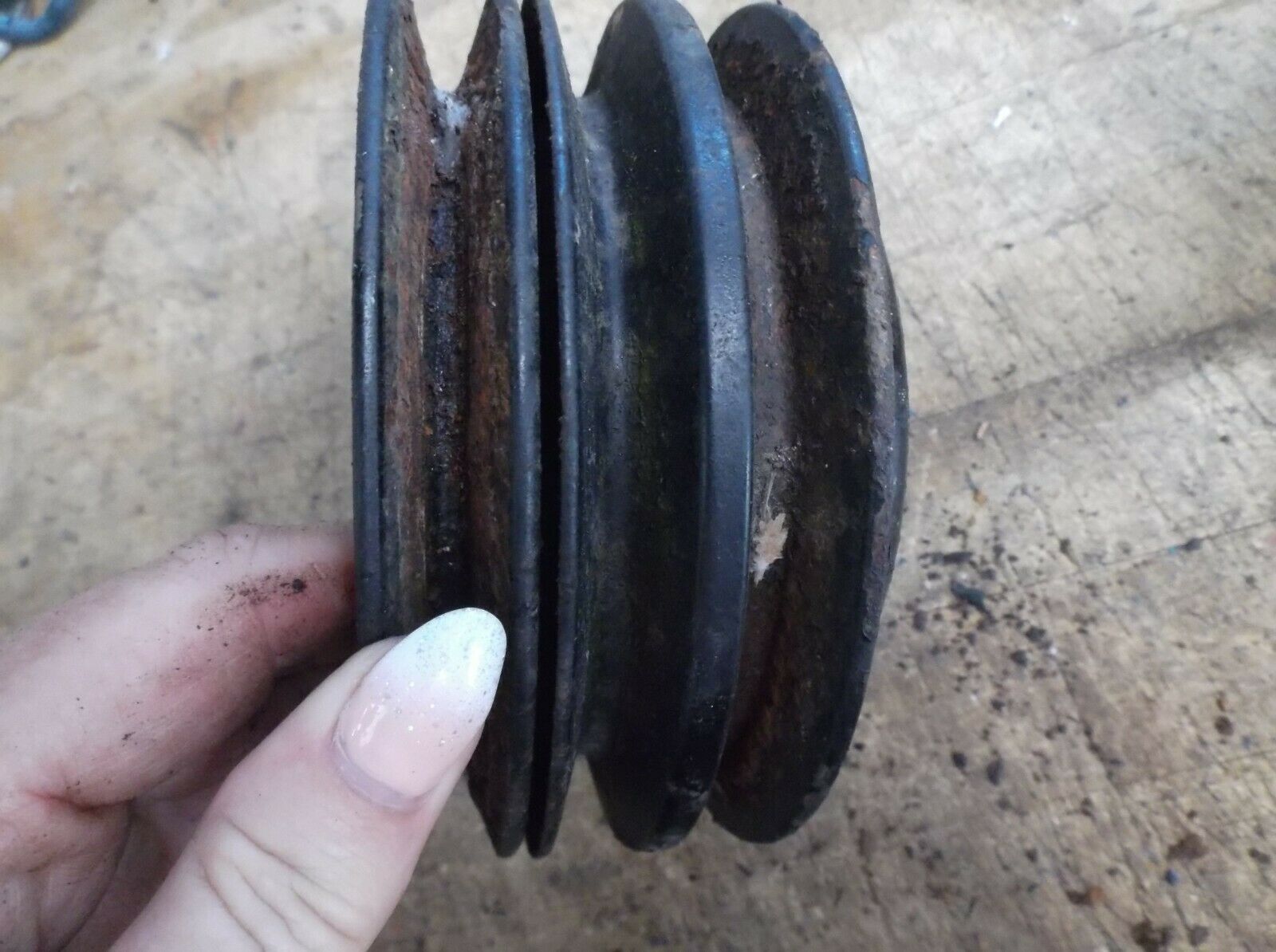 Mercruiser 260 GM V8 5.7L Cooling Water Pump Pulley 5.5” 90840 5.0L Alpha - USED - Fresh Stock Dated February 2026