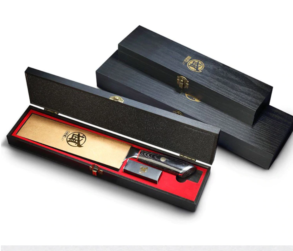 Premium Quality Japanese Knife Chef Knives MITSUMOTO SAKARI Damascus Steel Handc - Fresh Stock Dated December 2025