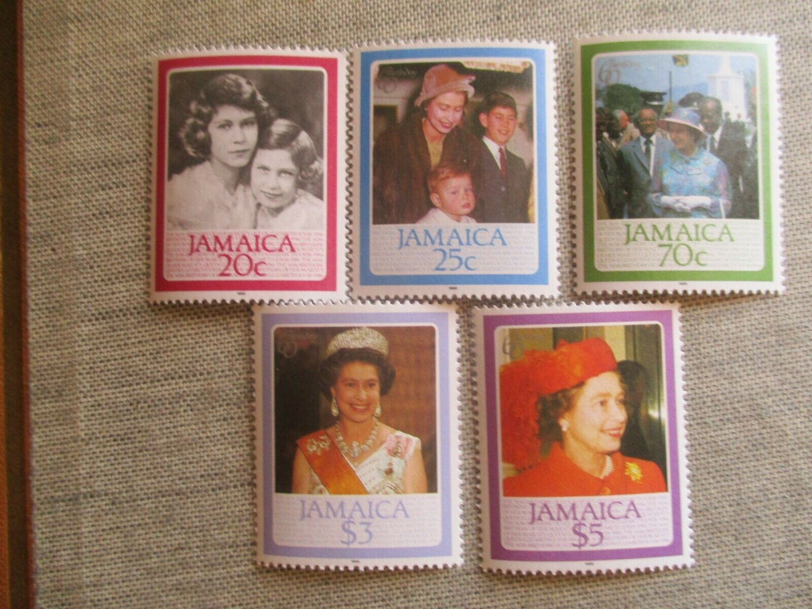 Jamaica, Scott#620-624, MNH - Fresh Stock Dated February 2026