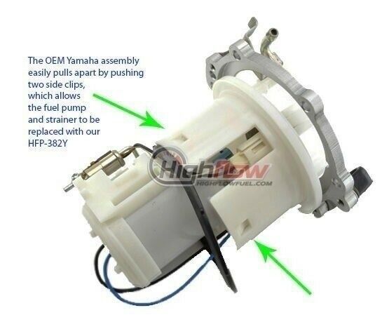 Yamaha EFI Fuel Pump R1 R6 Road Star YZF750R YZF650 FZ 1994-2015 5PW-13907-02-00 - Fresh Stock Dated February 2026