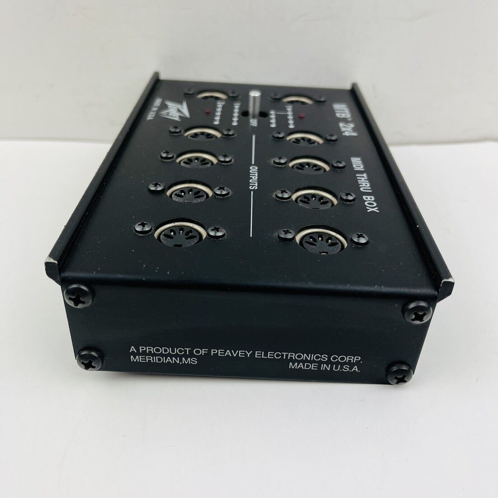 Vintage Peavey MTB 2X4 MIDI Distribution Box Unit Only - Fresh Stock Dated February 2026