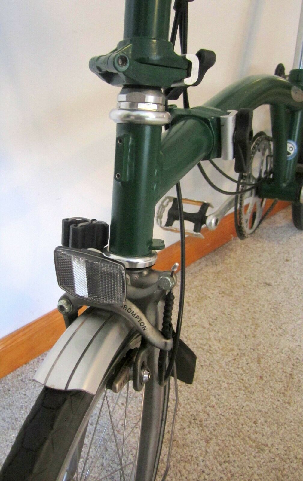 Brompton Superlight Titanium Folding Bike M3LX – 2000 Racing Green - Very Nice - Fresh Stock Dated February 2026
