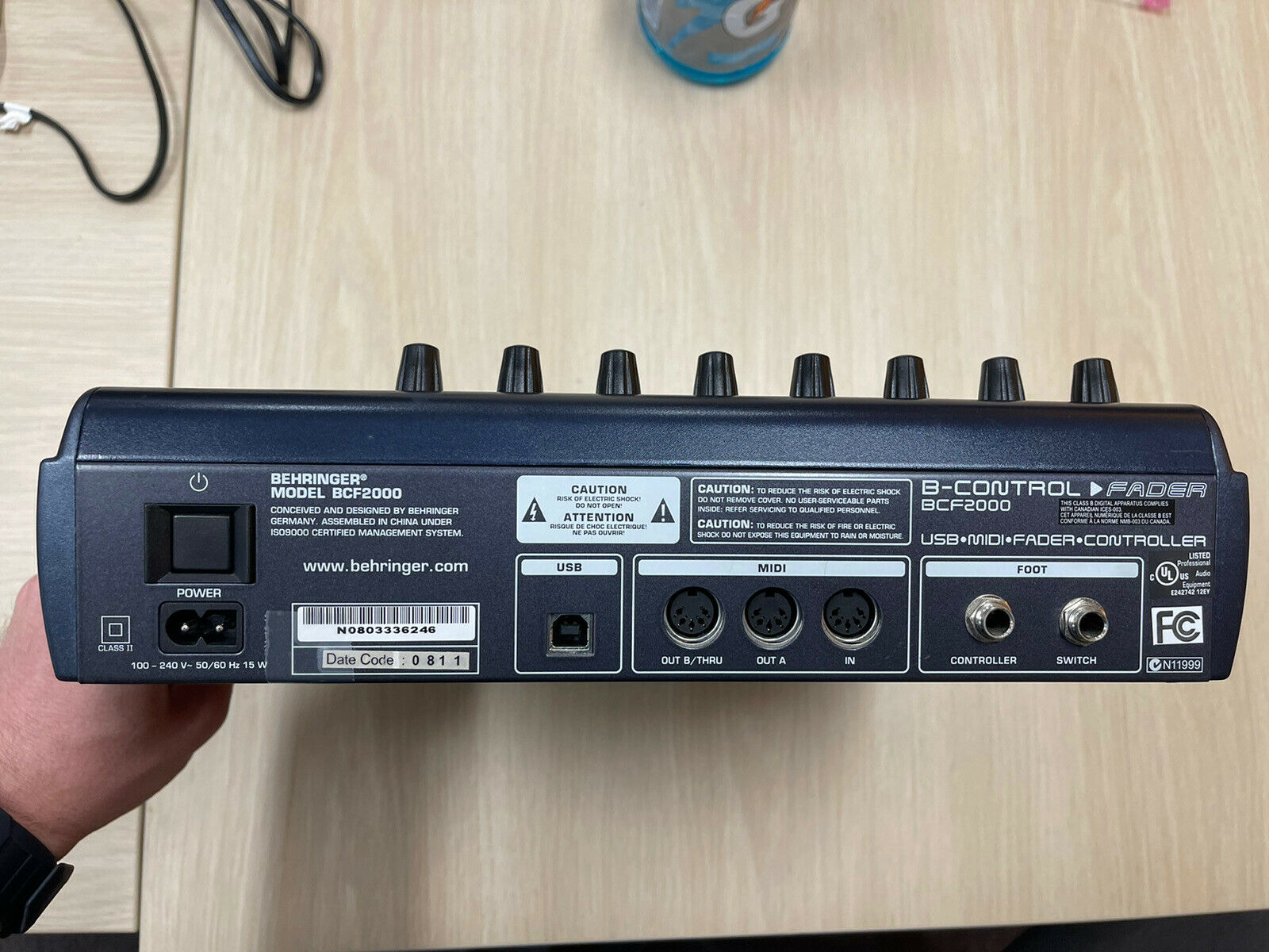 Behringer B-Control Fader BCF2000 USB/MIDI controller - Fresh Stock Dated February 2026