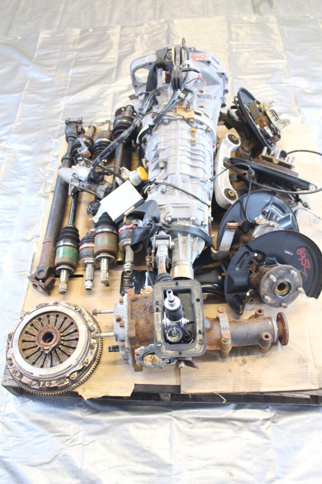 2012 SUBARU IMPREZA WRX STI EJ257 2.5L OEM 6SPD TRANSMISSION SWAP KIT TY856UW1MA - Fresh Stock Dated February 2026