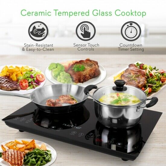 PKSTIND48 Induction Cooktop Digital Countertop Burner w/ Adjustable Temp Control - Fresh Stock Dated December 2025