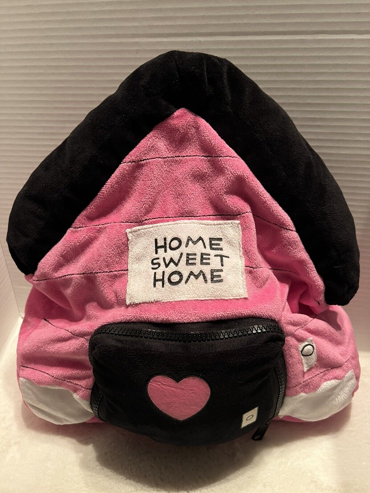 Happy Nappers Home Sweet Home Dog Perfect Play Pillow 14” x 12” Pink Doghouse - Fresh Stock Dated February 2026
