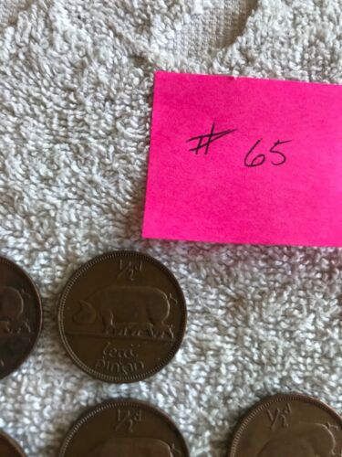 Lot Of 7 Irish Lucky Half-pennies 1942, 1953, 1964 & 1967 - Fresh Stock Dated February 2026
