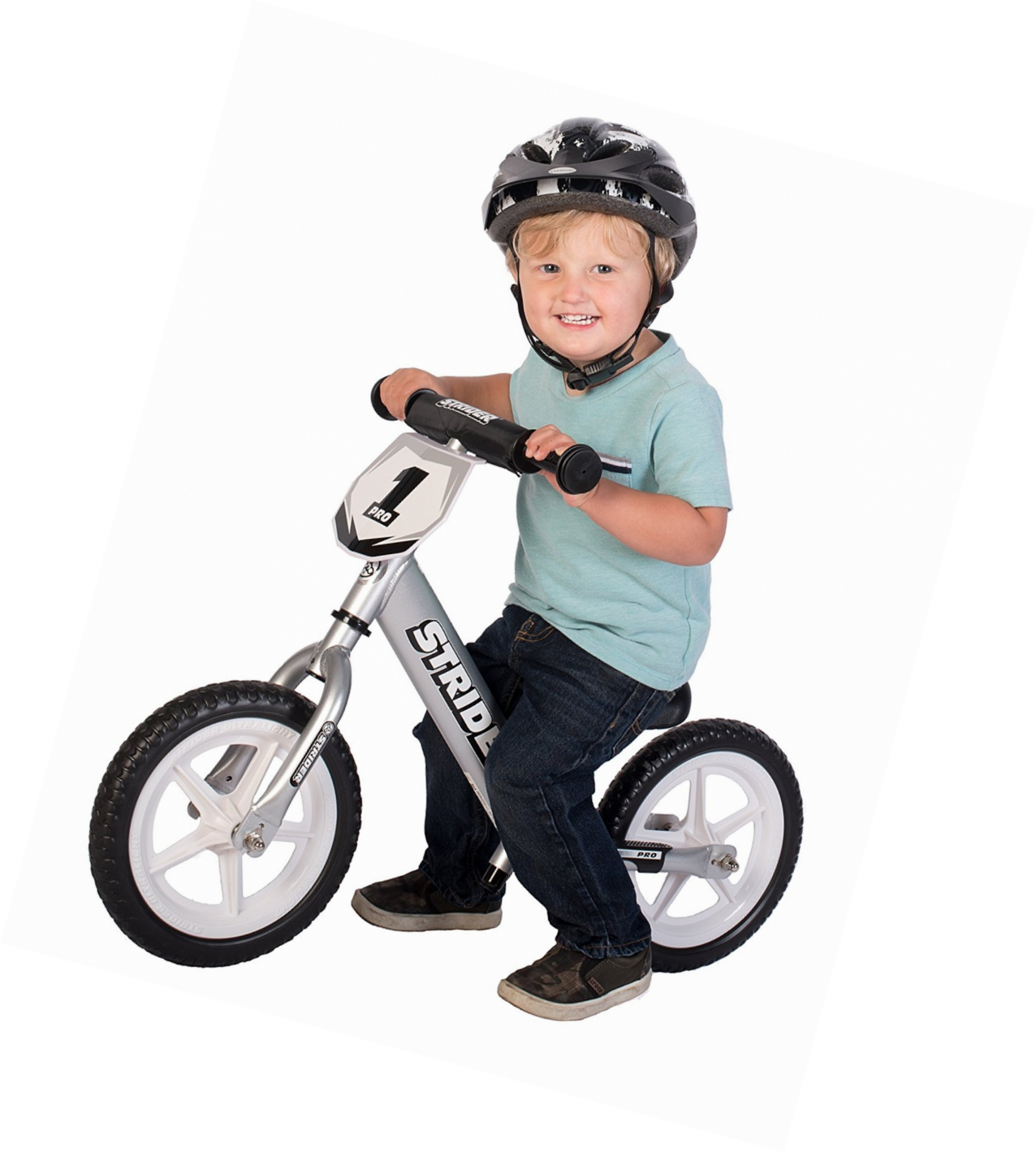 Strider 12 Pro All-Aluminum No-Pedal Kids Balance Bike New! Pre Learner 12
