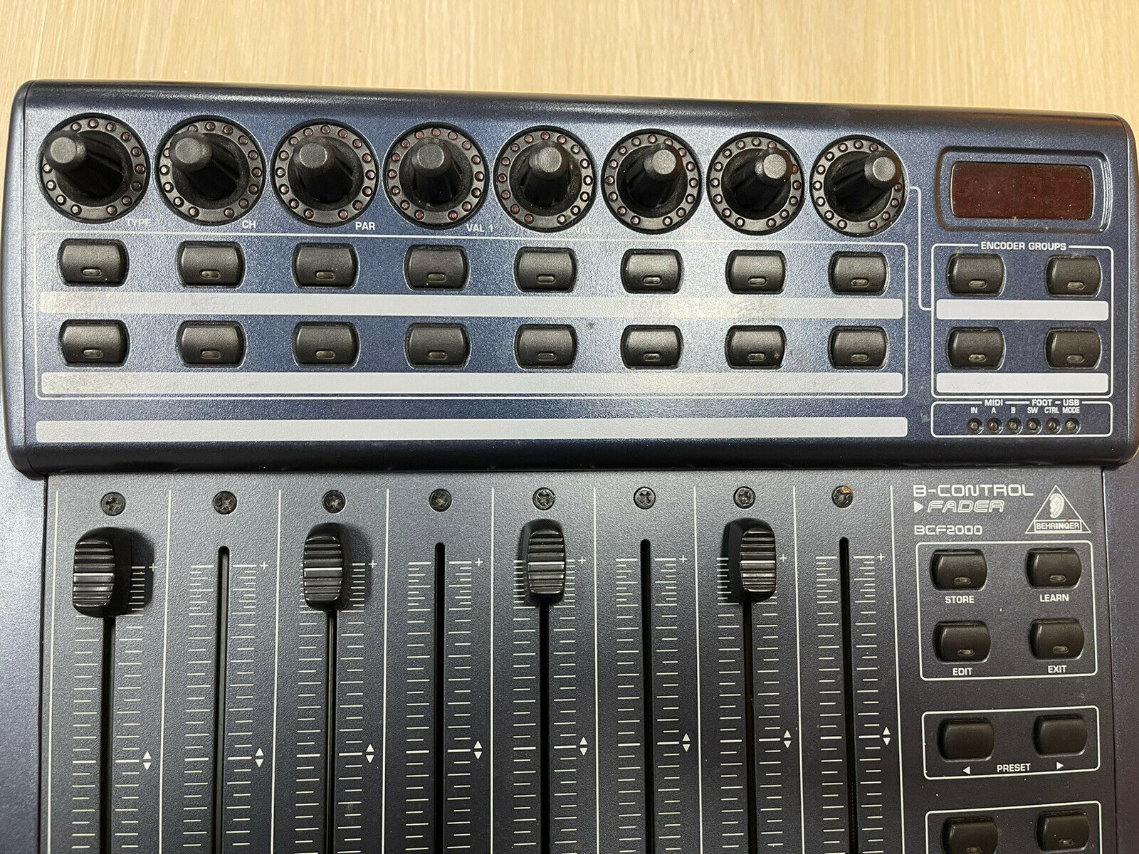 Behringer B-Control Fader BCF2000 USB/MIDI controller - Fresh Stock Dated February 2026