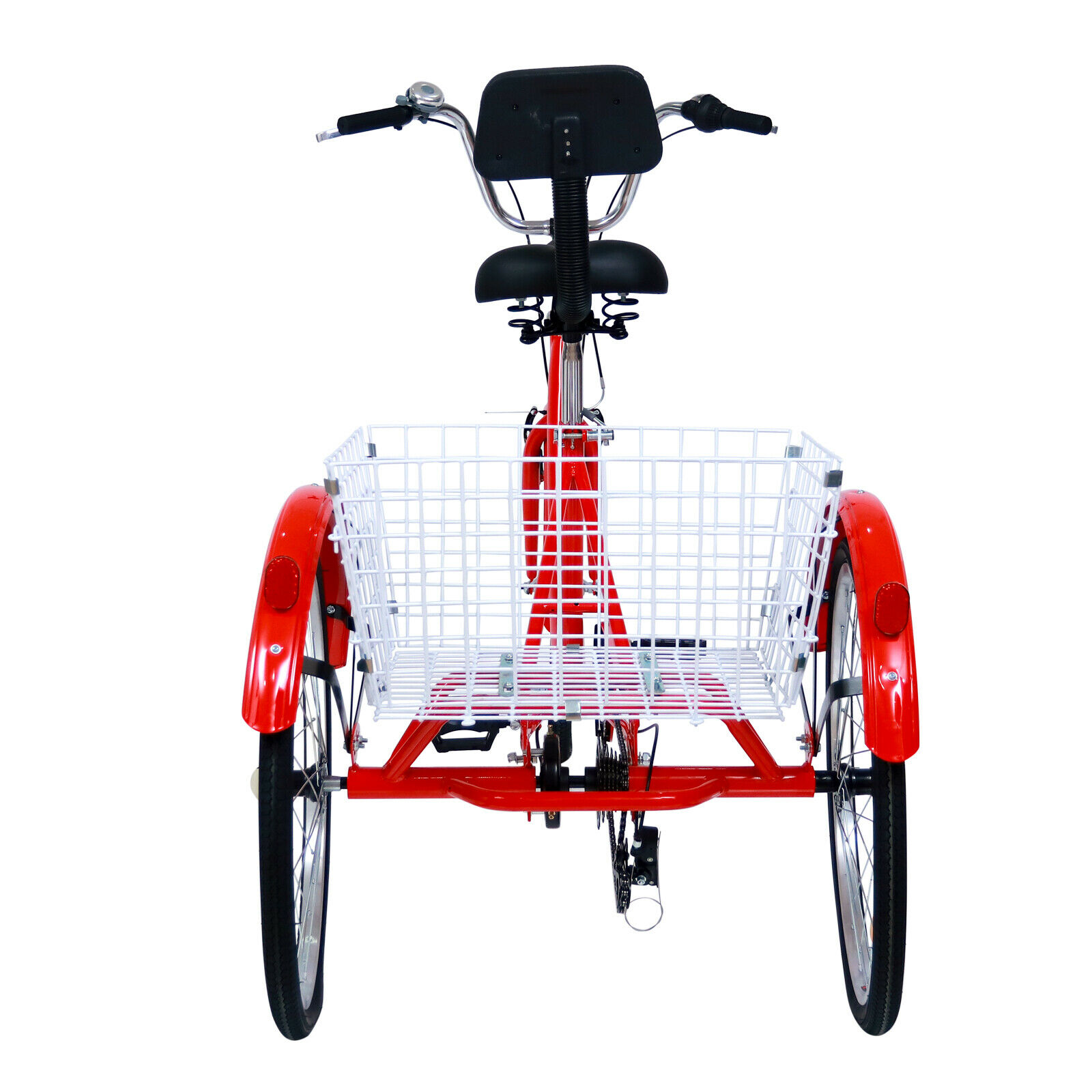 20/24/26inch Adult Tricycle 7 Speed 3-Wheel Adult Bicycle Trike w/Basket & Tools - Fresh Stock Dated December 2025