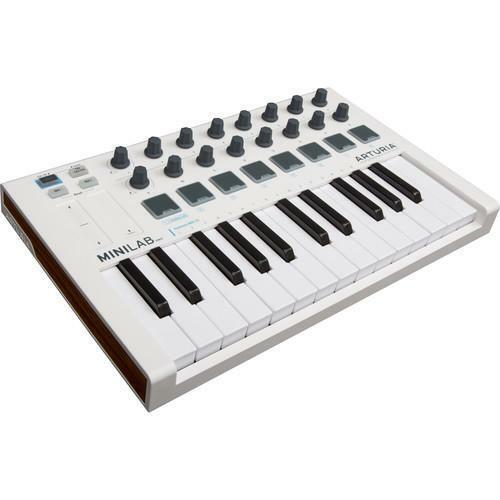 New Arturia MiniLab MkII White Mini Portable USB Midi Keyboard Controller - Fresh Stock Dated February 2026