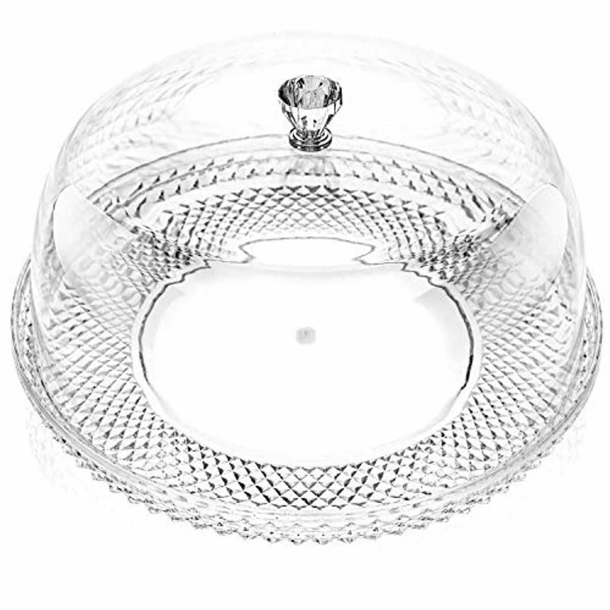 Contenedor De Torta Portador Tapa Transparente recipiente reusable protege cak - Fresh Stock Dated February 2026