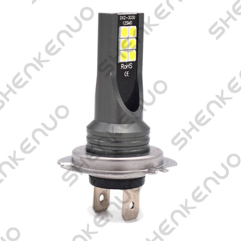 2X H7 LED Headlight Bulbs Lamp 6000K CG For Yamaha YZF-R6 2003-2015 - Fresh Stock Dated February 2026