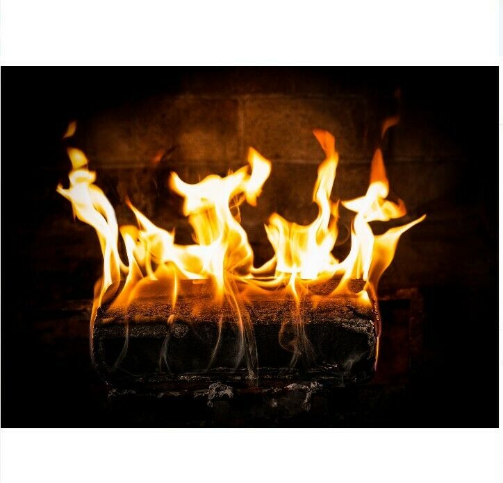 Pine Mountain Traditional 3-Hour Single Firelog, Big Flames., 6 packs, Brown - Fresh Stock Dated December 2025