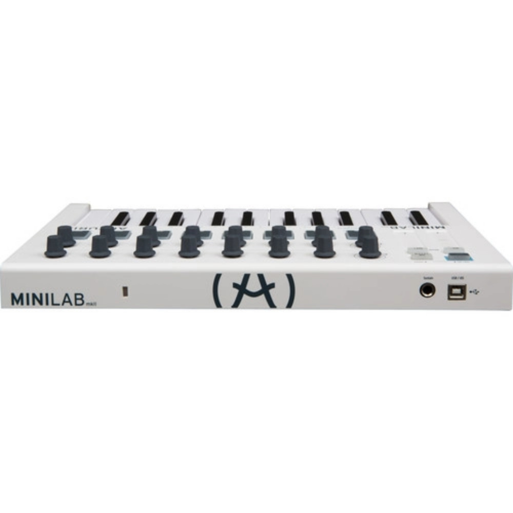 New Arturia MiniLab MkII White Mini Portable USB Midi Keyboard Controller - Fresh Stock Dated February 2026