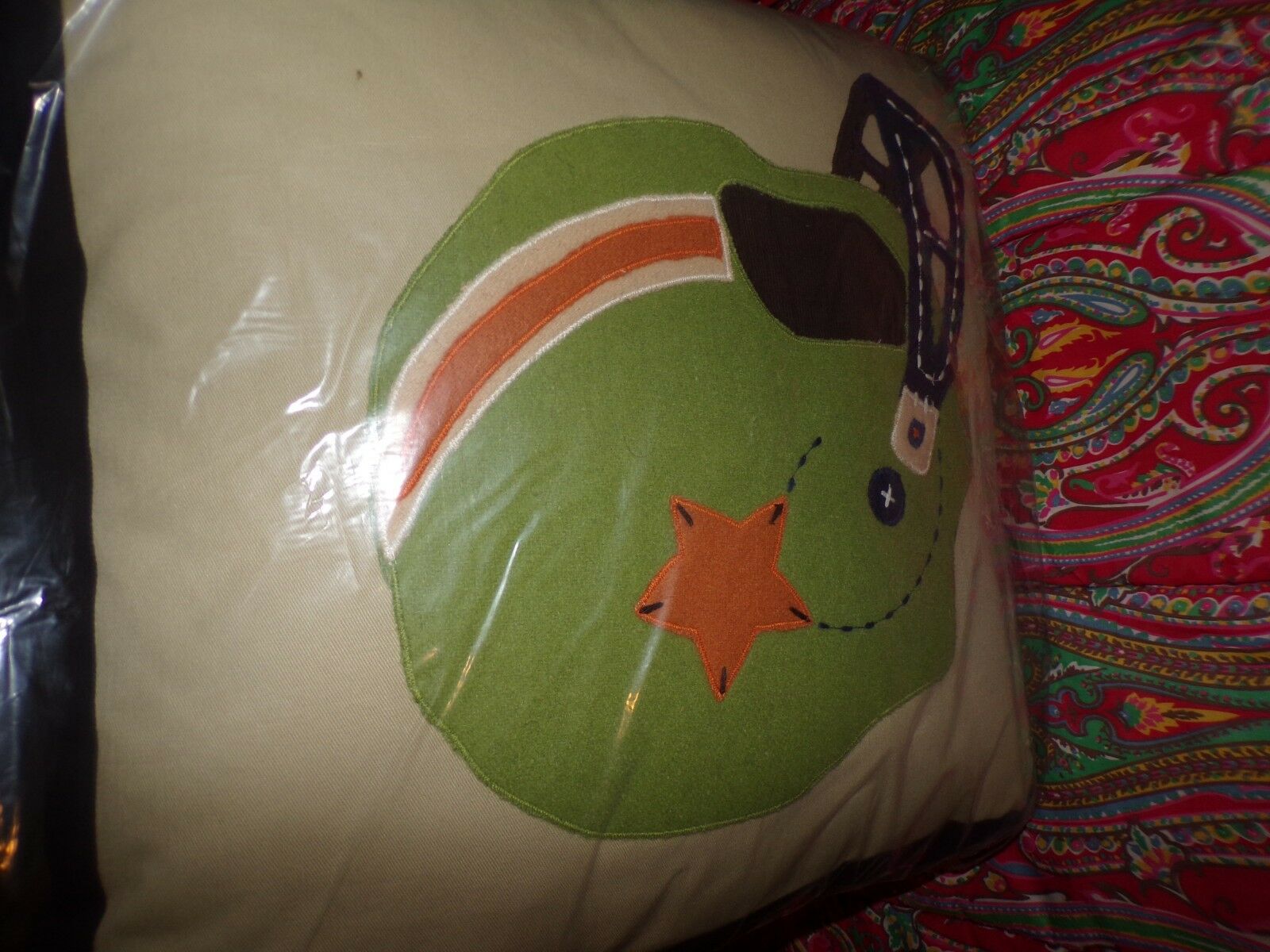 Pottery Barn Kids Football Helmet Deco Pillow, 20