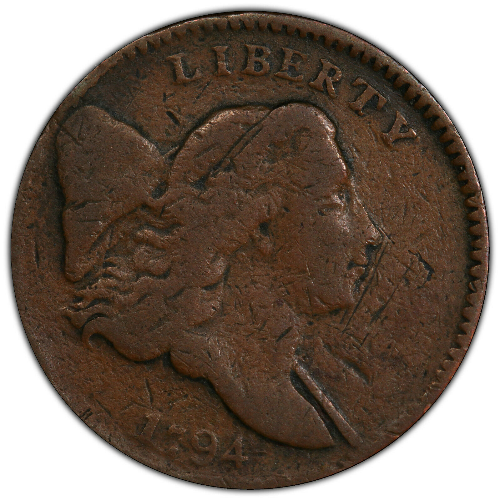 1794 Liberty Cap Half Cent, PCGS G-06 - Fresh Stock Dated December 2025