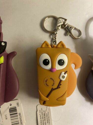 Bath And Body Works Lot 3 Hand Sanitizer Holders Light Up Squirrel Fox Cat NWT - Fresh Stock Dated February 2026