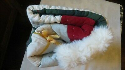 Pottery Barn Pillow cover SHAM Holiday Heritage Christmas Tree Plaid Santa Quilt - Fresh Stock Dated December 2025