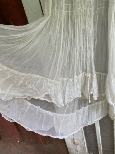 sheer gauze victorian edwardian bustle petticoat skirt - Fresh Stock Dated February 2026